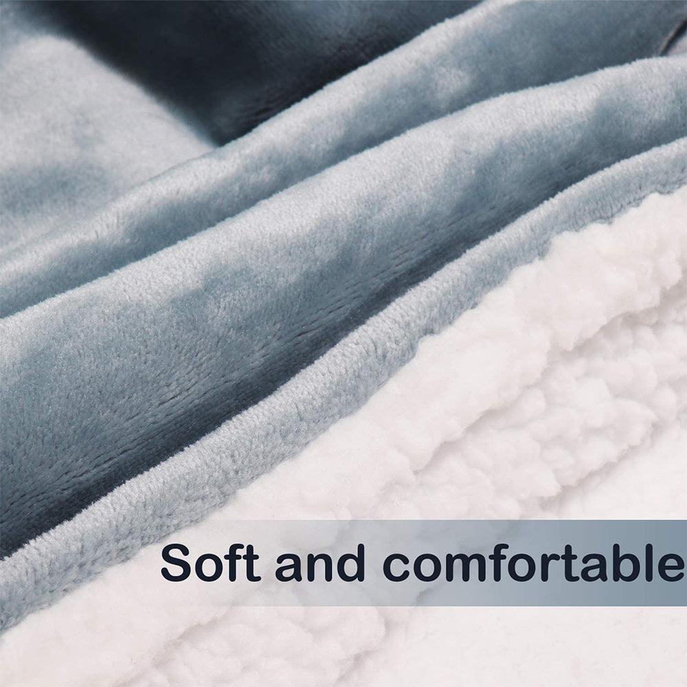 Ultra-Soft Oversized Wearable Sherpa Blanket Hoodie